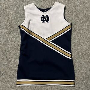 Notre Dame Toddler Cheerleader Navy White Dress Outfit Size 2T